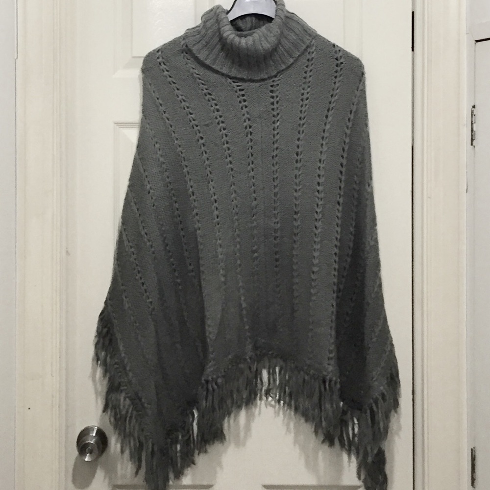 Sweater Poncho Shawl